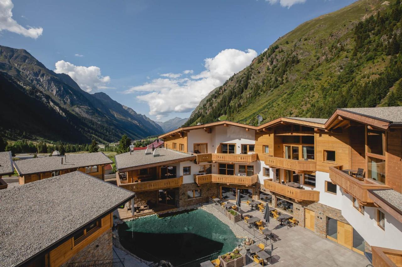 Das Chaletdorf - Pitztal Sankt Leonhard im Pitztal Bagian luar foto